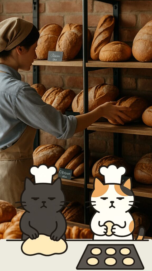 猫のパン職人スマホ