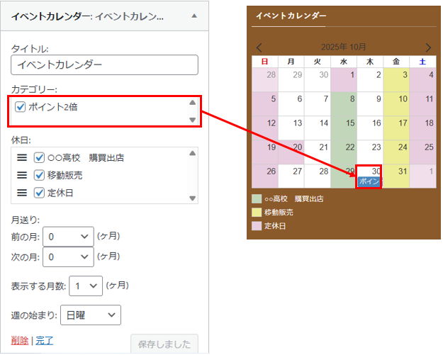 カテゴリー選択
